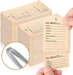 200 Pack Red Repair Tags with Wire Rope Service Repair Tags Numbered with Wire by XUWAIDSGN