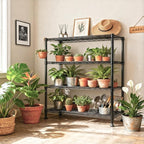 M MZG 1400 lbs 4 Tier Storage Rack Metal Wire Shelving Unit, Storage Standing - Image 6