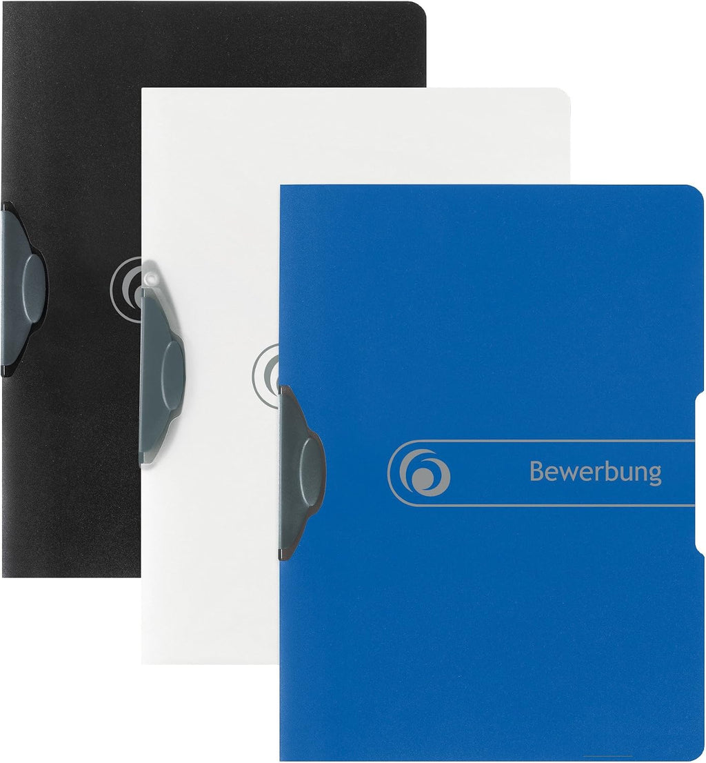 Herlitz 11206638 Express-Clip Application File A4 Polypropylene Pack of 5 Blue