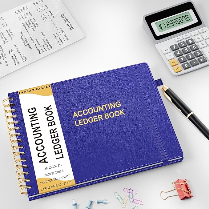 HAUTOCO Hardcover Accounting Ledger Book - Image 7