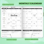 Clever Fox Planner – Undated Weekly & Monthly Planner - Image 4