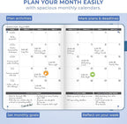 Clever Fox Planner Large – Undated Weekly & Monthly Planner - Image 7