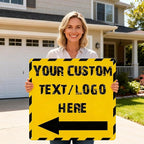 Custom Square Up Arrow Metal Signs - Image 2
