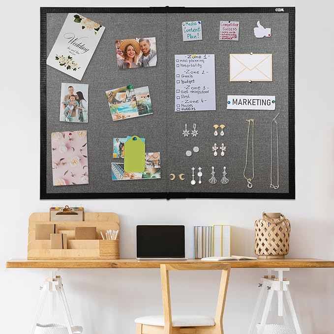 Gideal Large Bulletin Board 36 x 48, Cork Boards - Image 6