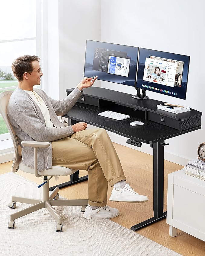 HUANUO 60″ x 30″ Electric Standing Desk - Image 2