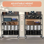M MZG Garage Shelving 5 Tier Industrial Metal Shelving Units - Image 6