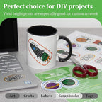 MECOLOUR Clear Sticker Paper for Inkjet Printer -95% Transparent 8.5x11 Inch - Image 8