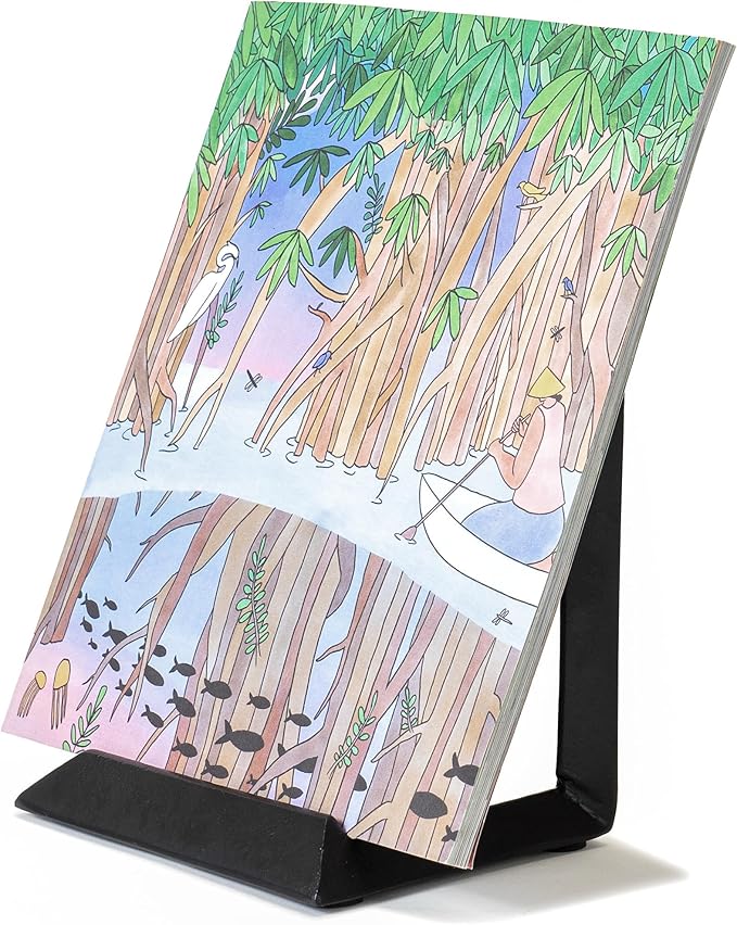 Red Co. 8” Decorative Metal Display Plate Stand and Art Holder Easel in Black - Image 6