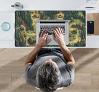 Cute Desk Pad Brown Green Forest Pixel Desk Mat Plant Mouse Pad XXL Large - Image 7