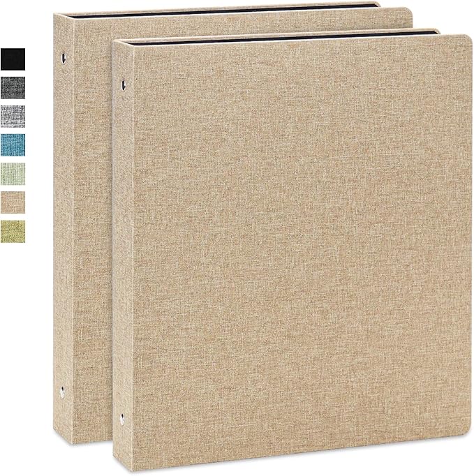 Vienrose 3 Ring Binder 1 Inch Round Rings by Vienrose