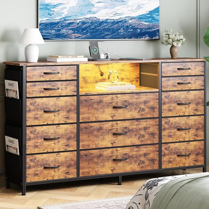 HCHQHS 47 Inch Dresser for Bedroom by HCHQHS
