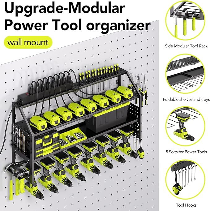 YFFSRJDJ Power Tool Organizer Wall Mount - Image 5