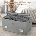 Graciadeco 75 Quarts Extra Large Decorative Storage Bins - Image 6