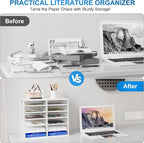 PAG-Mass Mail Sorter for Desk, Countertop Literature Organizer, Student Mailbox - Image 3