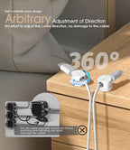 9 Pack Spring Cord Organizer Cable Clips, 2025 Latest Nearockle Phone Charging - Image 4