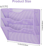 EasyPAG 3 Pocket Mesh Wall File Organizer, Hanging Paper Folder Holder - Image 6