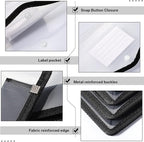 10 Pieces Plastic File Folders Envelope Expanding File Wallet Organizer - Image 3