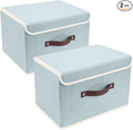 TYEERS Collapsible Storage Boxes, Washable Fabric Storage Bins by StorageOrganization