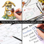 Tebik 80 Pack Planner Colored Pens, 72 Colors Drawing Pens - Image 6