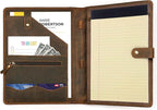 Leather Village Leather Portfolio Organizer - Image 2