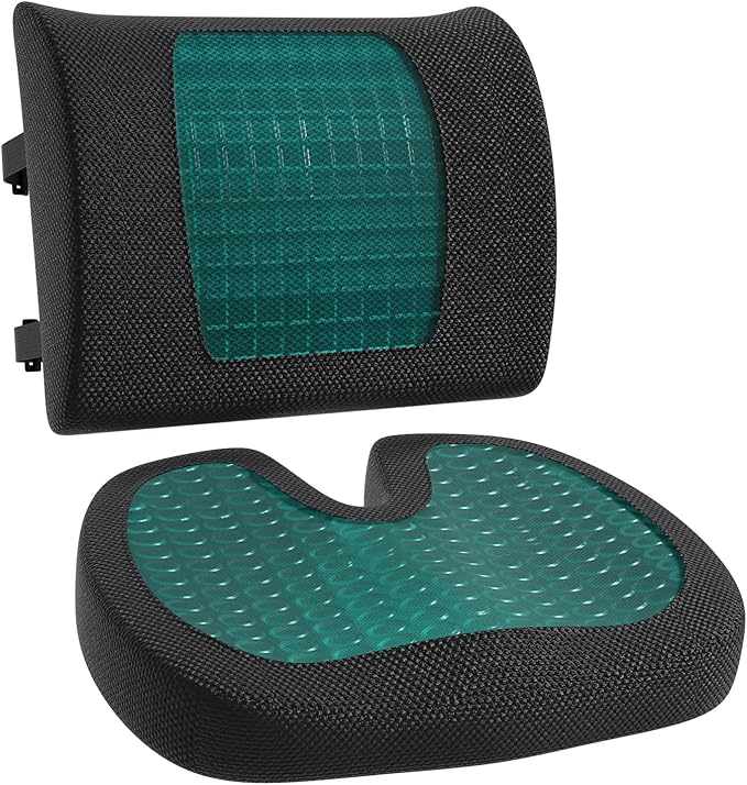 Amazon Basics Comfortable Seat Cushion & Lumbar Support - Image 2