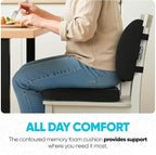 FORTEM Seat Cushion, Office Chair Cushion, Lumbar Support Pillow - Image 8