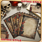 TaoBary 160 Pcs Stationery Paper Set 50 Double Sided Stationery Papers - Image 2