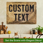 Custom Sign, Custom Street Sign, 11 Font Colors, 13 Font Styles, 4 Hole Options - Image 4