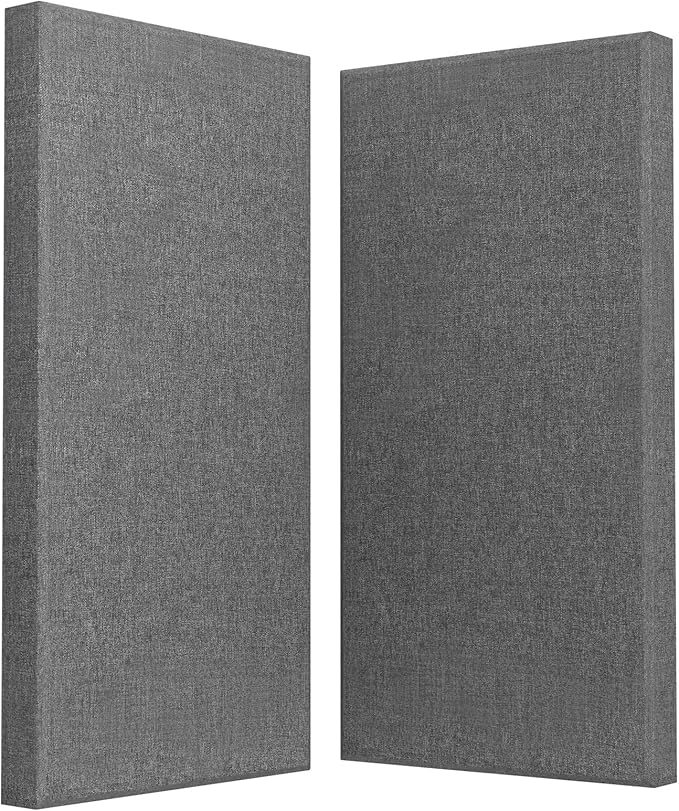 UMIACOUSTICS 2 PCS Acoustic Panel, 47.2" x 23.6" Fiberglass Sound Proof Wall by UMIACOUSTIC