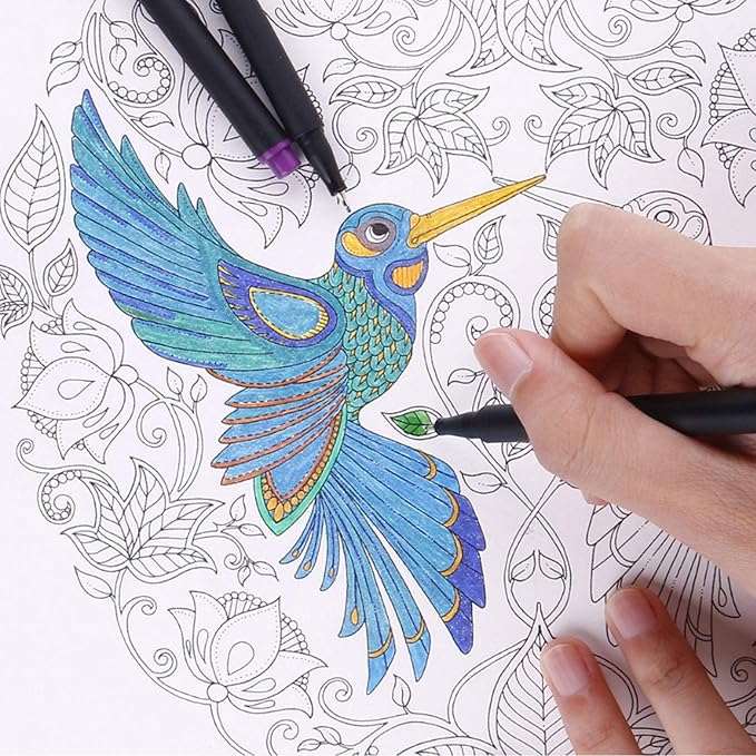 Yansanido 100 Pcs 100 Colors Fine Point Line Drawing Pens, 0.4mm of Pen Point - Image 7
