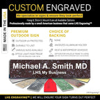 Custom Name Plate with Choice of Mounting - Image 2