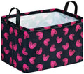 FUULOXE Rectangular Valentines Basket Storage Bin by Unknown