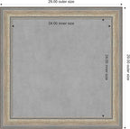 Amanti Art Silver Framed Magnetic Board 29x29 Medium Vision Board - Image 4
