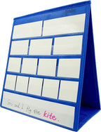 Blue Tabletop Desktop Pocket Chart - Image 3