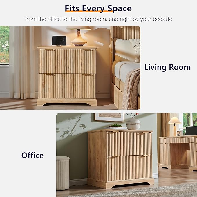JXQTLINGMU 2 Drawer File Cabinet - Image 6
