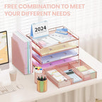 OPNICE Desk Organizer, 4-Tier Desktop File Organizer - Image 5