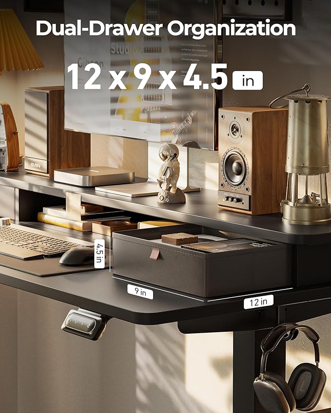 FEZIBO 40 x 24 Inch Height Adjustable Electric Standing Desk - Image 6