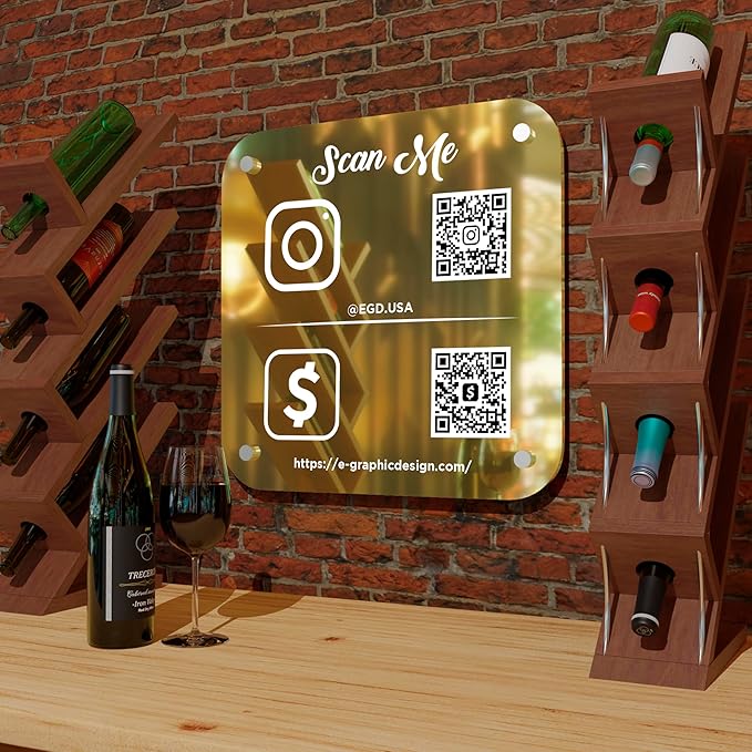 EGD Personalized Social Media QR Code Sign - Image 6