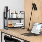ART-GIFTREE Office Desk Shelf Organizer, Wood Desktop Bookshelf Supplies - Image 5