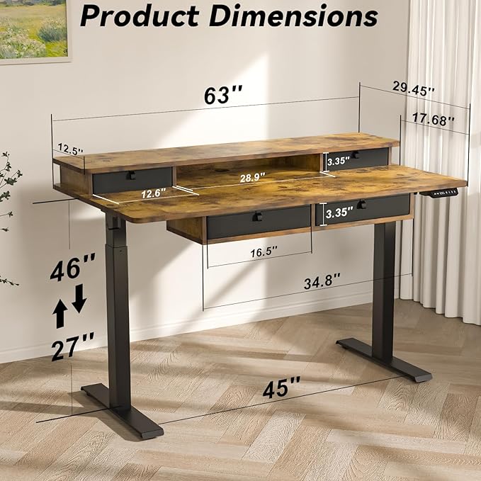 FiCiHi Adjustable Height Standing Desk - Image 3
