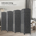 Cocosica 8 Panel Room Divider, 6Ft Folding Privacy Screen, Tall - Image 4