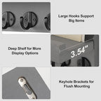 Lwenki Key Holder for Wall, Decorative Key and Mail Holder - Image 3