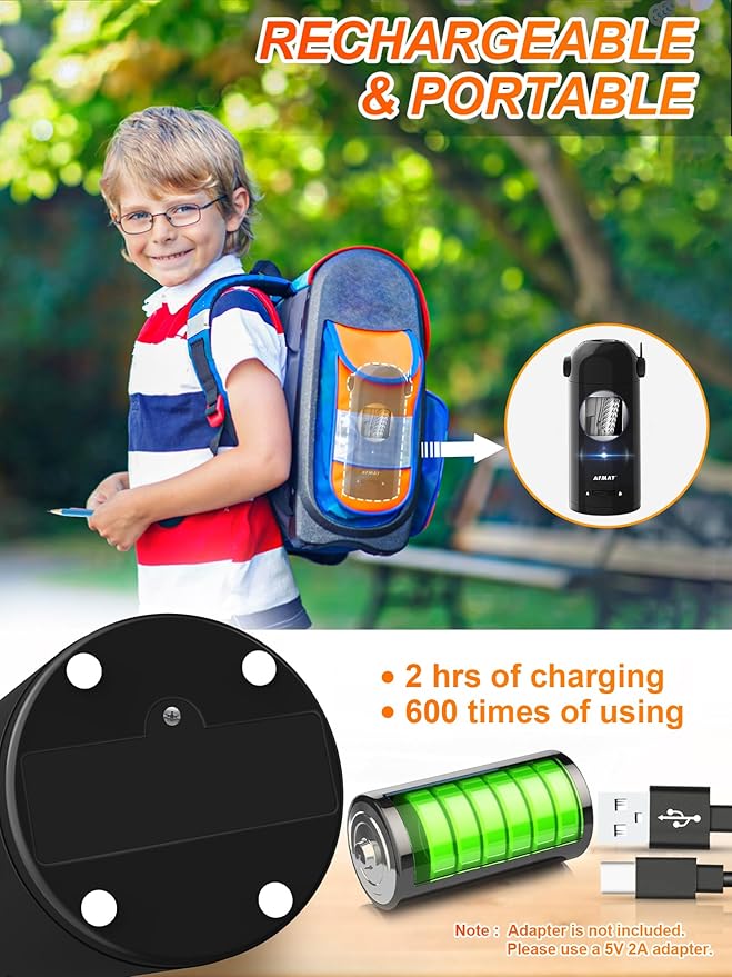 AFMAT Electric Pencil Sharpener, Fully Automatic Pencil Sharpener - Image 5