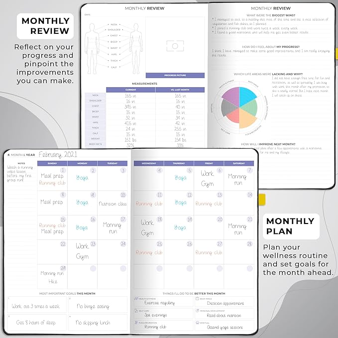 Clever Fox Fitness & Food Journal PRO – Daily Workout & Meal Planner - Image 4