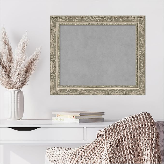 Amanti Art Silver Framed Magnetic Board 20x24 Small Vision Board - Image 6