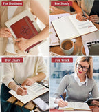 PAIBAS Graph Notebook for Women Men, 160 Pages Grid Paper, Graphing Notebooks - Image 8