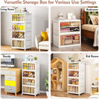 CTSNSLH 4 Tier Plastic Storage Bins - Image 4
