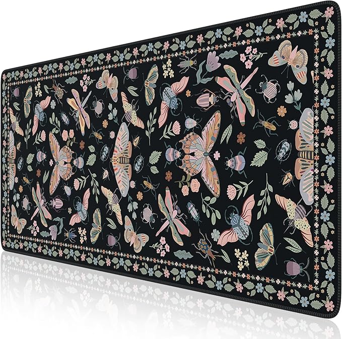 iCasso Black Large Mouse Pad, Desk Matt - Image 2
