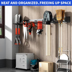 garage tool organizer wall mount, 48 inch heavy, package contents