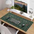 iCasso Desk Mat for Keyboard and Mouse, Large Mouse Pad, Desk Pad Mat, - Image 2